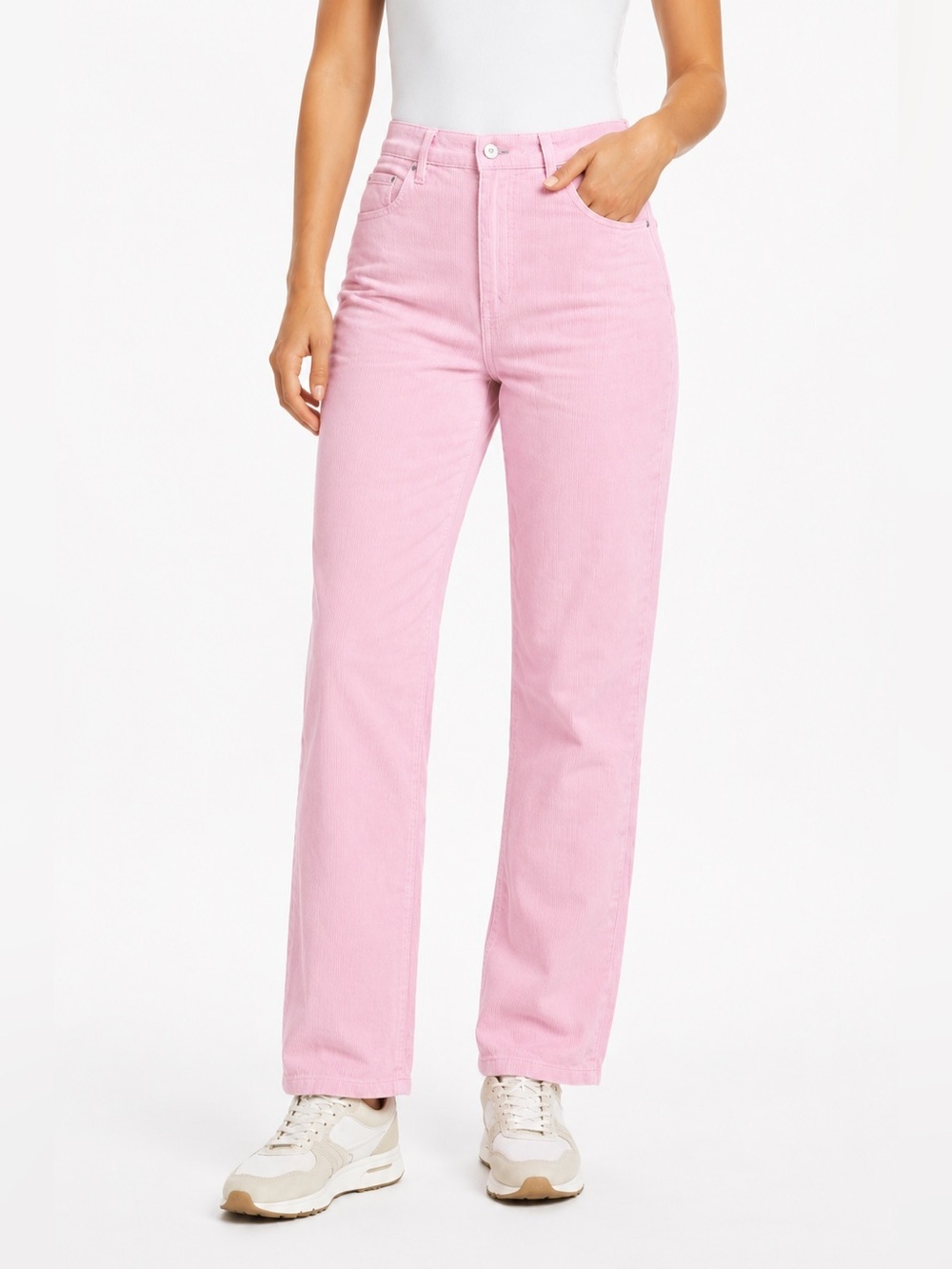 Levi's Pink Wedgie Straight Corduroy Pants